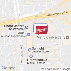 Milwaukee на мапі