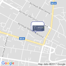 Архітектори МОДУС на мапі Архітектори МОДУС на мапі