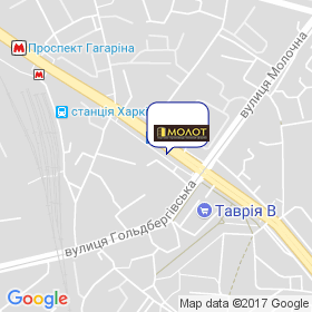 МОЛОТ на мапі