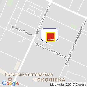 Неомід-Україна на мапі Неомід-Україна на мапі