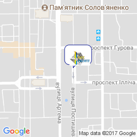 Гермес (ТМ NET PROFIT) на мапі Гермес (ТМ NET PROFIT) на мапі