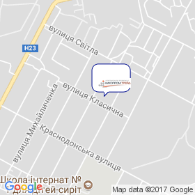 Нікопром Трейд на мапі