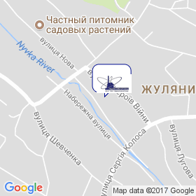 Південатоменергобуд на мапі