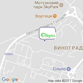 Оберіг на мапі Оберіг на мапі