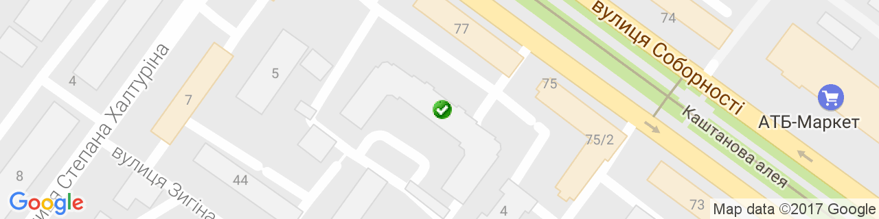 Карта об'єктів компанії Архікад-С