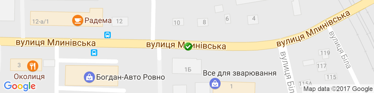 Карта об'єктів компанії АВДЕКС Карта об'єктів компанії АВДЕКС