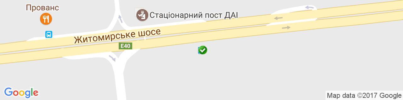 Карта об'єктів компанії БОР