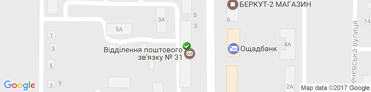 Карта об'єктів компанії Електрод