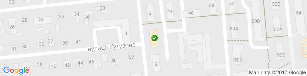 Карта об'єктів компанії Гарна Хата