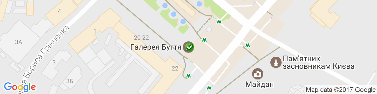 Карта об'єктів компанії Інтіла Карта об'єктів компанії Інтіла