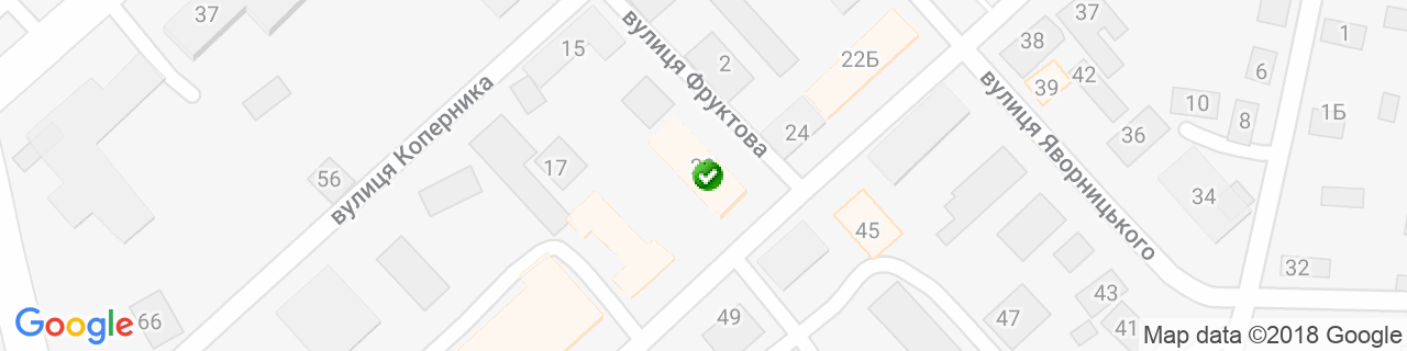 Карта об'єктів компанії МСМ Архібуд