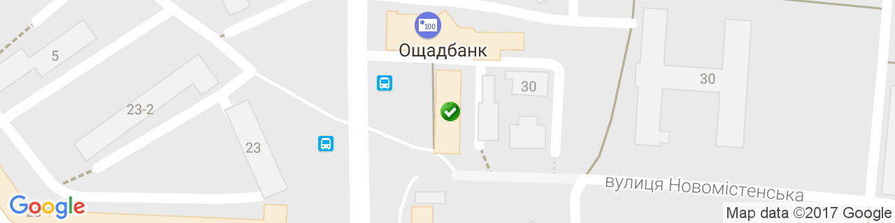 Карта об'єктів компанії Пробітас