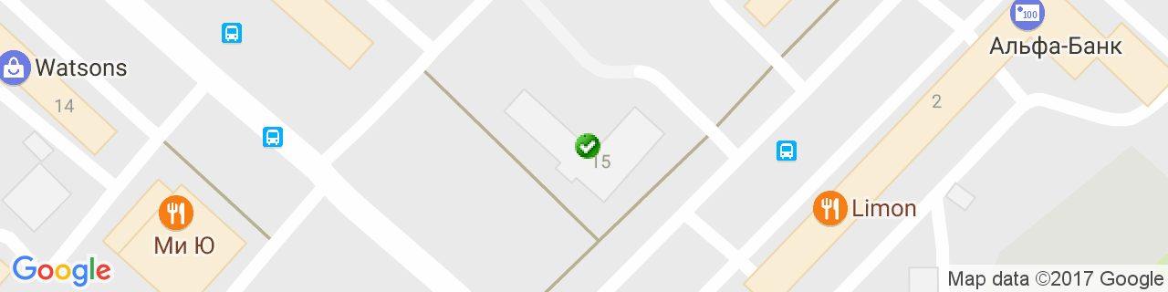 Карта об'єктів компанії SoftWave Карта об'єктів компанії SoftWave