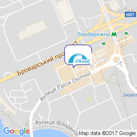 Оконті на мапі Оконті на мапі