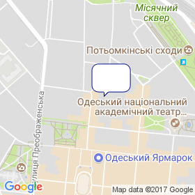 Оскар Одеса на мапі Оскар Одеса на мапі