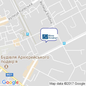 Вікна Комфорт на мапі