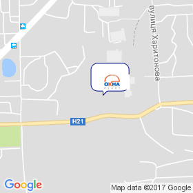 ОКНА ПЛАНТ на мапі ОКНА ПЛАНТ на мапі