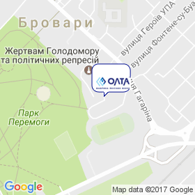 Олта на мапі