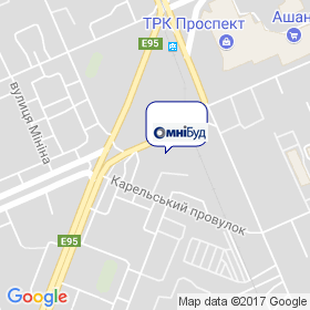 Омнібуд на мапі Омнібуд на мапі