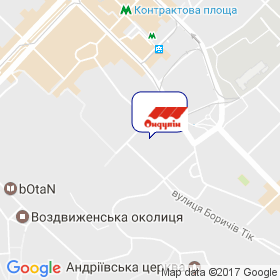 Ондулін на мапі Ондулін на мапі