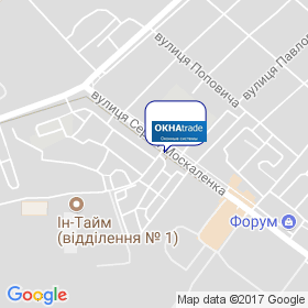 Островский на мапі Островский на мапі