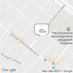 Овекон Сервіс на мапі