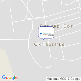 Октябрьский завод будивельних материалiв на мапі