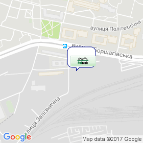 Палтеск на мапі