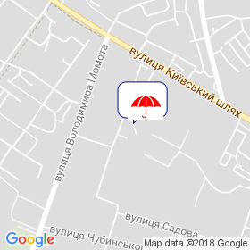 Парасоля на мапі Парасоля на мапі