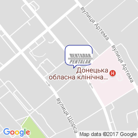 Пенталак Донецьк на мапі Пенталак Донецьк на мапі