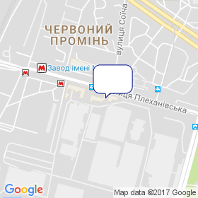 Завод ім. Фрунзе, Харківський на мапі