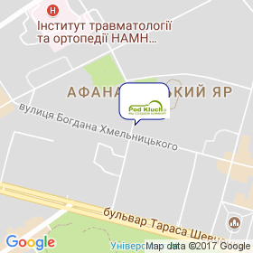 Под Ключ на мапі Под Ключ на мапі