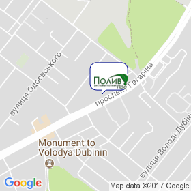 Полив-Про на мапі Полив-Про на мапі