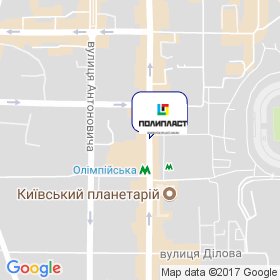 Поліпласт-Україна на мапі