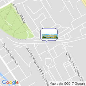 Проектне бюро Віктора Заколодяжного на мапі