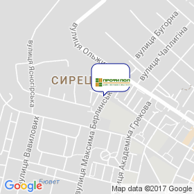 Профі-ПОЛ на мапі Профі-ПОЛ на мапі