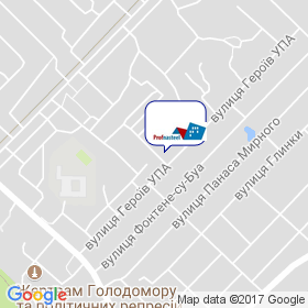 Профнастил на мапі Профнастил на мапі