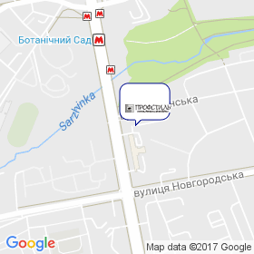 Профстиль на мапі Профстиль на мапі