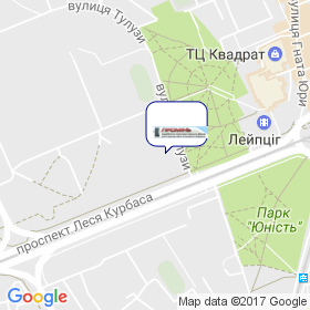 Промінь на мапі