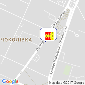 Промленд на мапі