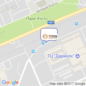 Промвогнезахист на мапі Промвогнезахист на мапі