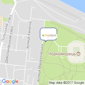 ProVent на мапі