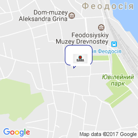 Кафа на мапі Кафа на мапі