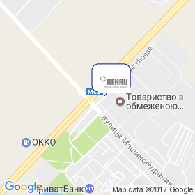 REHAU на мапі REHAU на мапі