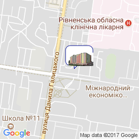 Рівнепромекобуд на мапі Рівнепромекобуд на мапі