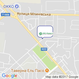 Ріверст на мапі Ріверст на мапі