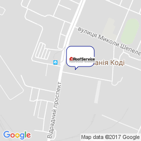 Руф-Сервіс на мапі