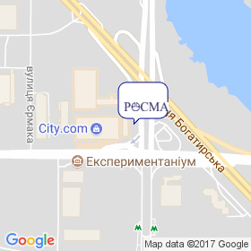 РОСМА на мапі