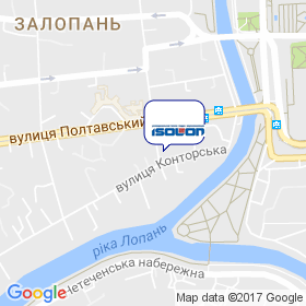 Компанія Ізолон на мапі Компанія Ізолон на мапі