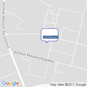 Сантехпласт на мапі